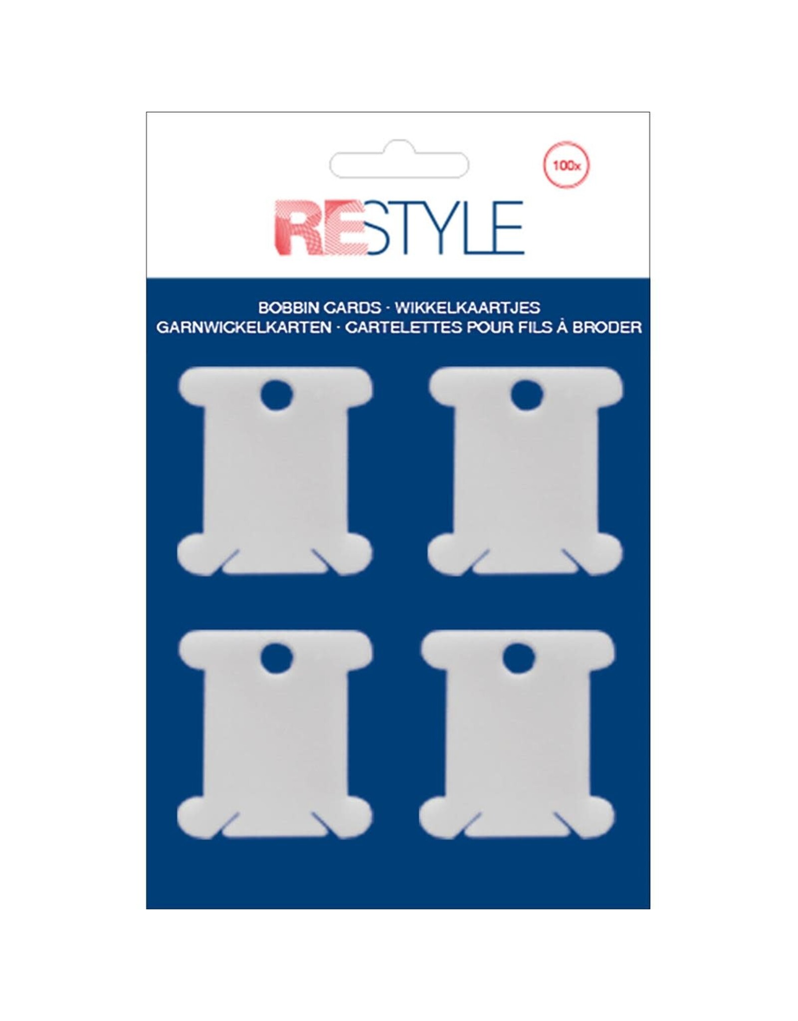 Restyle Restyle - Wikkelkaartjes - plastic - 100 stuks
