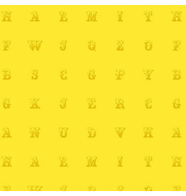 Andover Soliloquy - Typeset Sunshine coupon (± 69 x 110 cm)