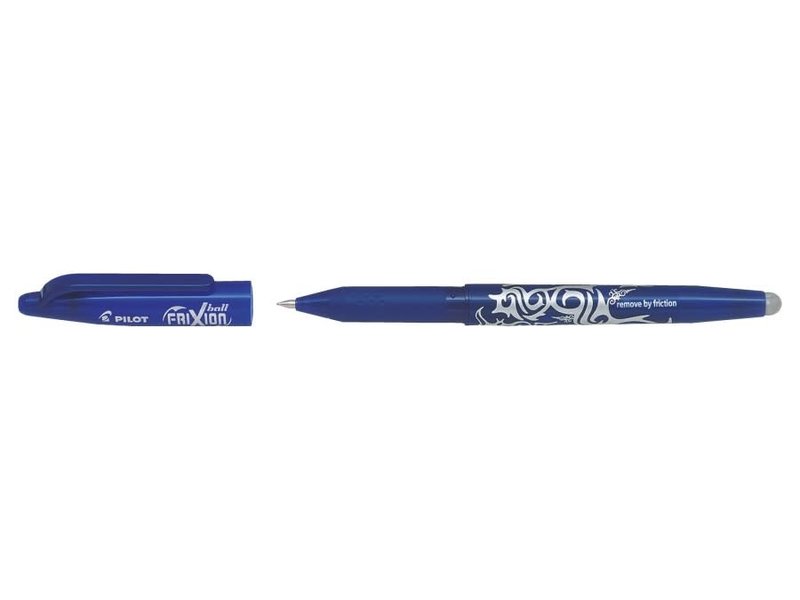 12 stylos gel effaçable R-Pen Frixion pointe moyenne bleu