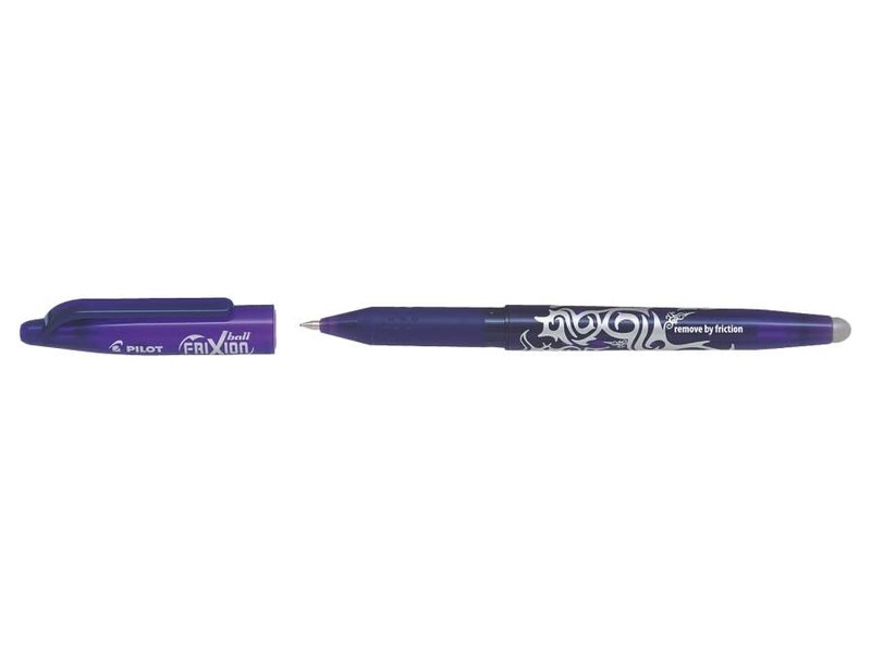 FRIXION BALL - ROLLER ENCRE GEL - VIOLET - POINTE MOYENNE - Papeterie Michel