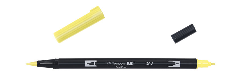 TOMBOW TOMBOW FEUTRE DOUBLE-JAUNE PALE-062