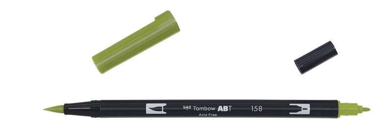 TOMBOW TOMBOW FEUTRE DOUBLE-DARK OLIVE-158