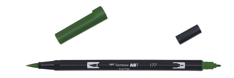 TOMBOW TOMBOW FEUTRE DOUBLE-JADE SOMBRE-177