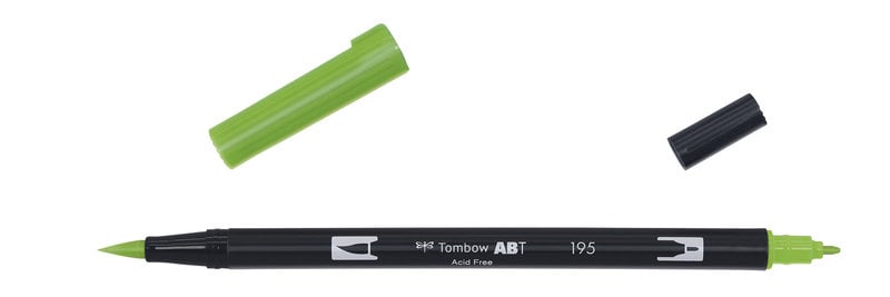 TOMBOW TOMBOW FEUTRE DOUBLE POINTE-VERT CLAIR-195