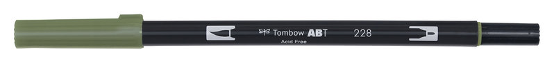 TOMBOW ABT Dual Brush Pen, Vert Gris