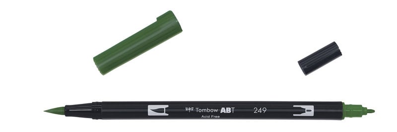 TOMBOW TOMBOW FEUTRE DOUBLE POINTE-VERT HUNTER-249