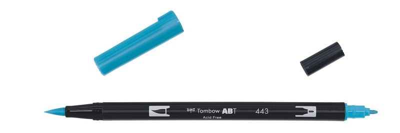 TOMBOW TOMBOW FEUTRE DOUBLE-BLEU TURQUOISE-443