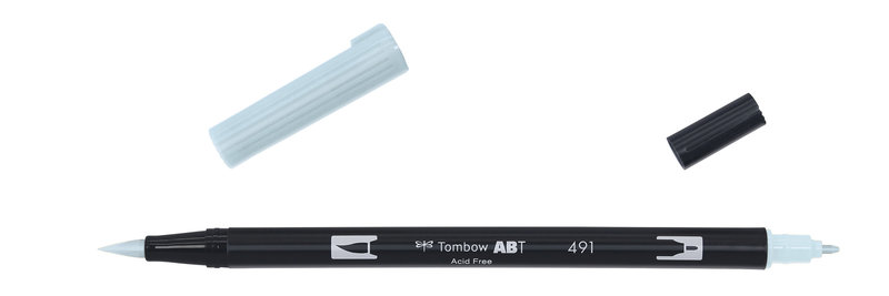 TOMBOW ABT Dual Brush Pen, Bleu Glacier