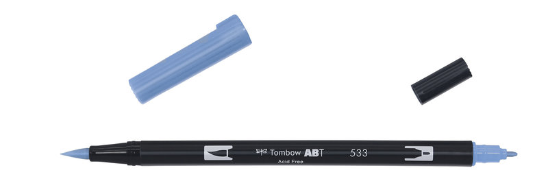TOMBOW ABT Dual Brush Pen, Bleu Paon