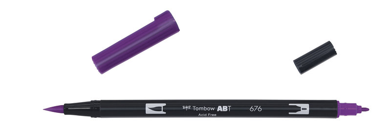 TOMBOW ABT Dual Brush Pen, Violet Royal