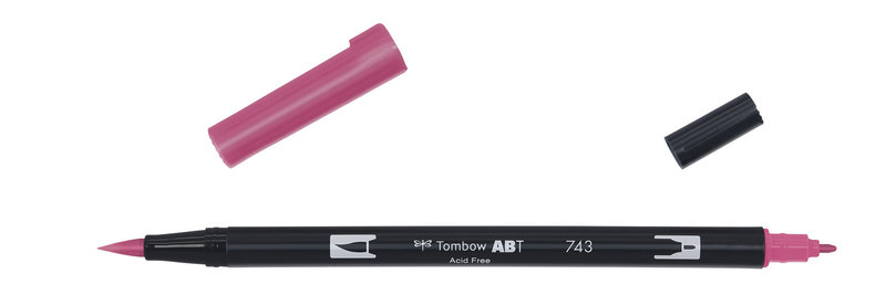 TOMBOW TOMBOW FEUTRE DOUBLE-ROSE VIF-743