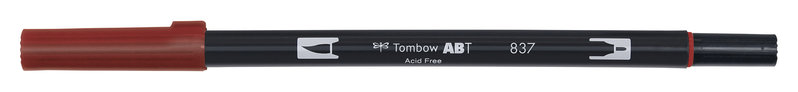 TOMBOW ABT Dual Brush Pen, Rouge Vin