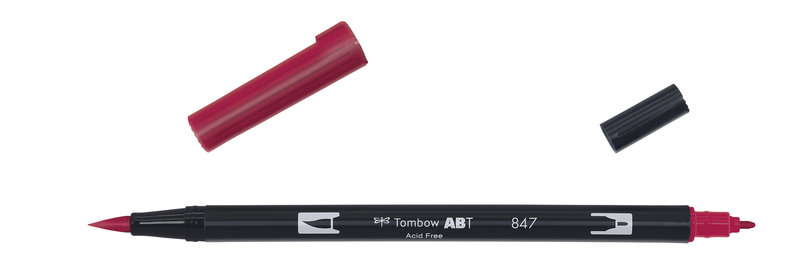 TOMBOW ABT Dual Brush Pen, Pourpre