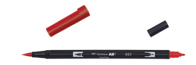 TOMBOW ABT Dual Brush Pen, Rouge Chaud