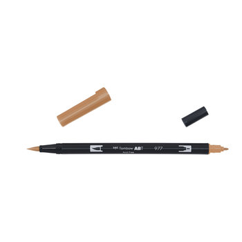 TOMBOW ABT Dual Brush Pen, Marron Cuir