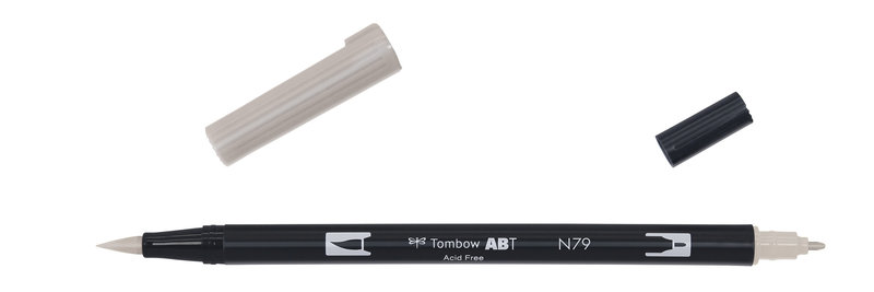 TOMBOW ABT Dual Brush Pen, Gris Chaud 2