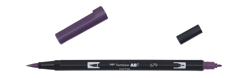 TOMBOW TOMBOW FEUTRE DOUBLE-PRUNE NOIRE-679