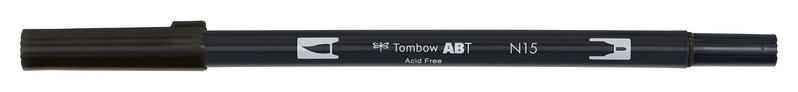 TOMBOW TOMBOW FEUTRE DOUBLE POINTE-NOIR-N15