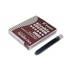 PILOT Set De 6 Cartouches Parallel Pen - Sepia