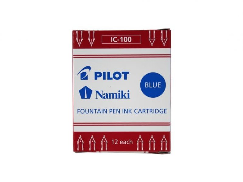 PILOT IC-100 BOÎTE DE 12 CARTOUCHES - BLEU