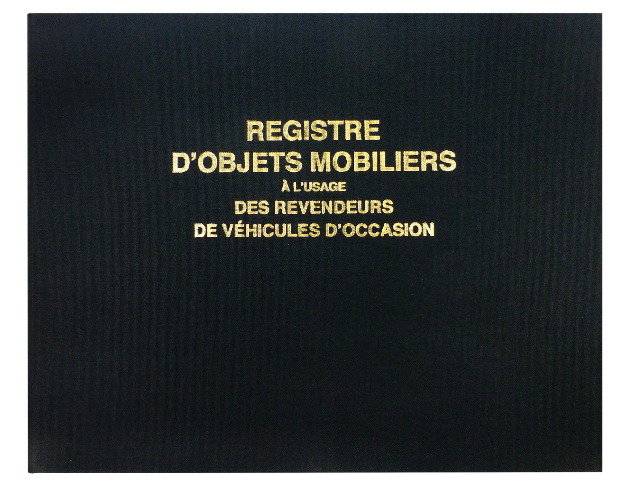 ELVE Reg. D'Objets Mobiliers A L'Usage Des Revendeurs De Vehicules D'Occasion