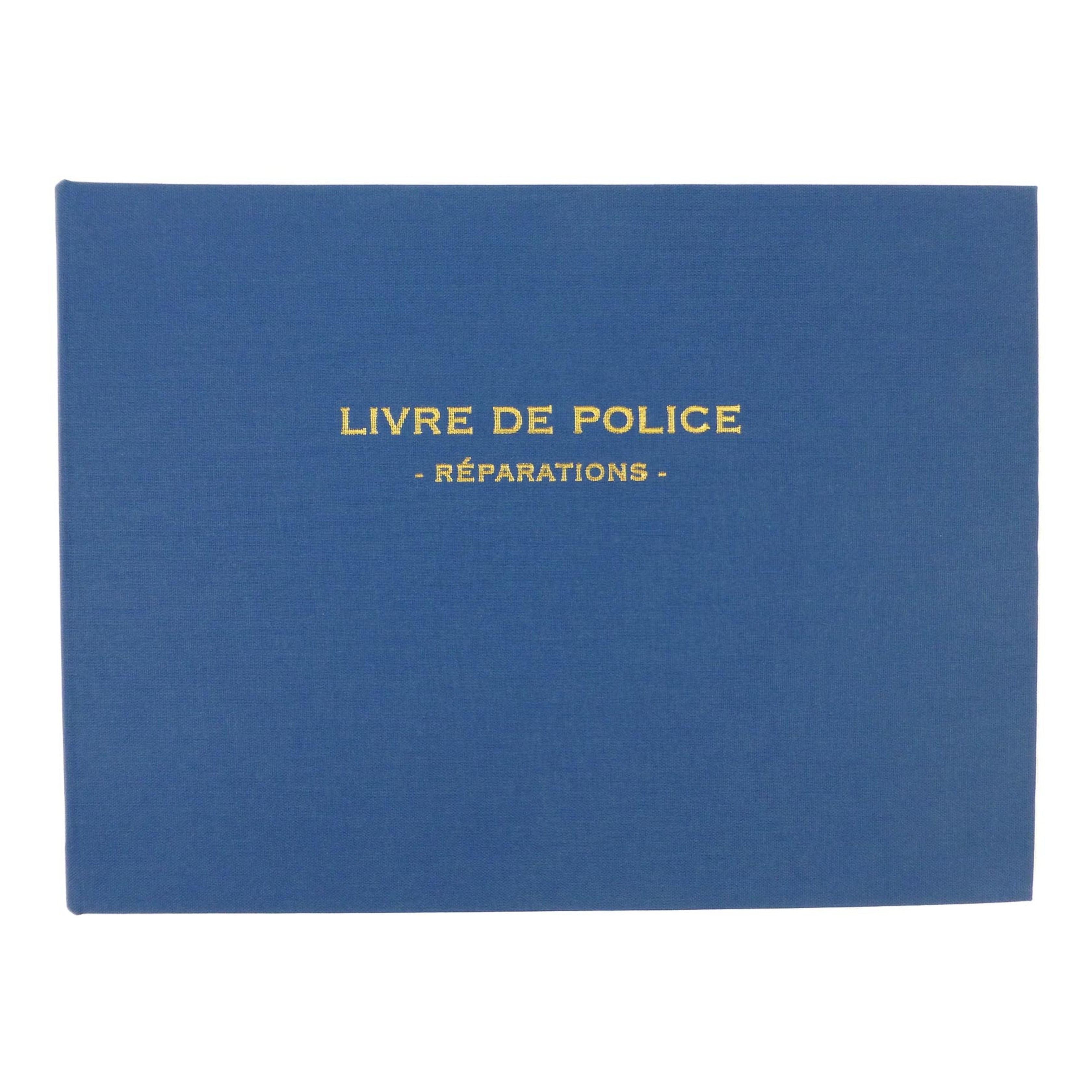 ELVE Registre Livre De Police Bijoutiers – 200 Pages Numérotées 21x30 Cm – Couleur Rouge – Conforme CGI