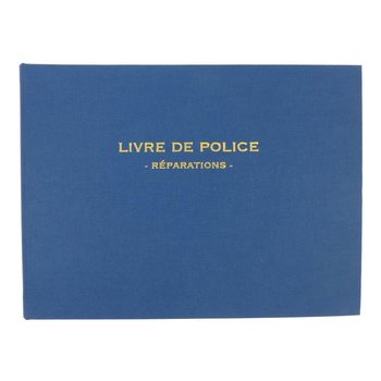 ELVE REGISTRE LIVRE DE POLICE METAUX PRECIEUX-REPARATIONS 21X30 200 P.