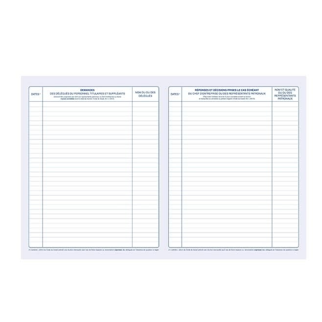 ELVE Reg. Delegues Du Personnel 320X250 40 Pages Ftes