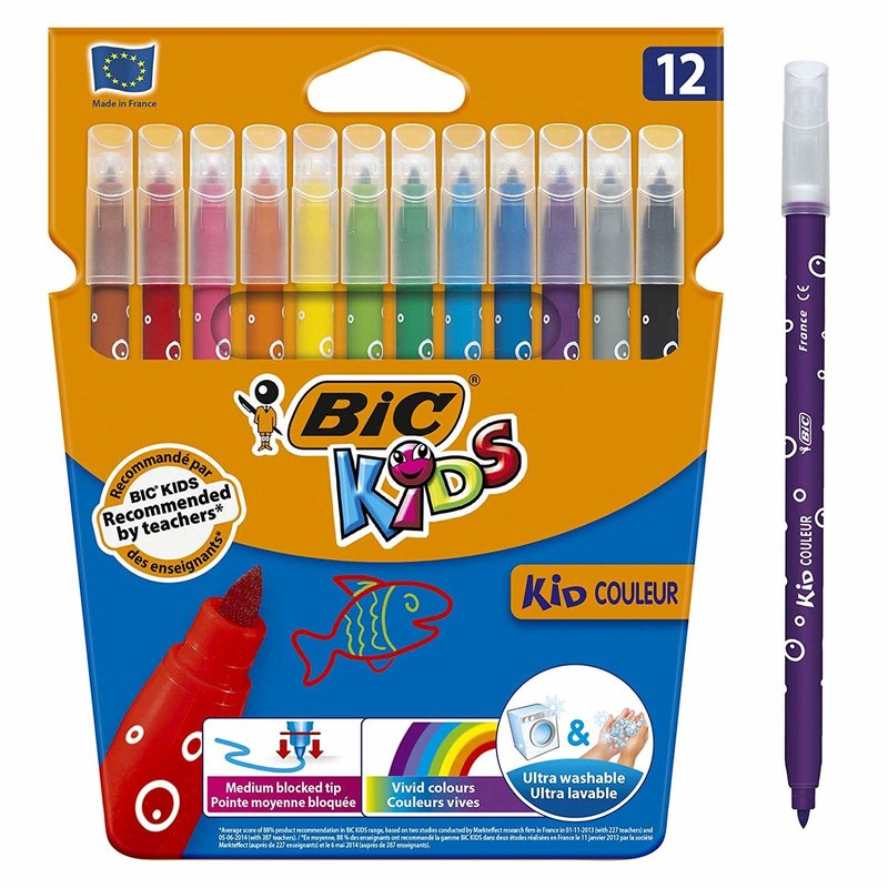 Bic – Feutre magiques, Crayon de Couleurs et Coloriage