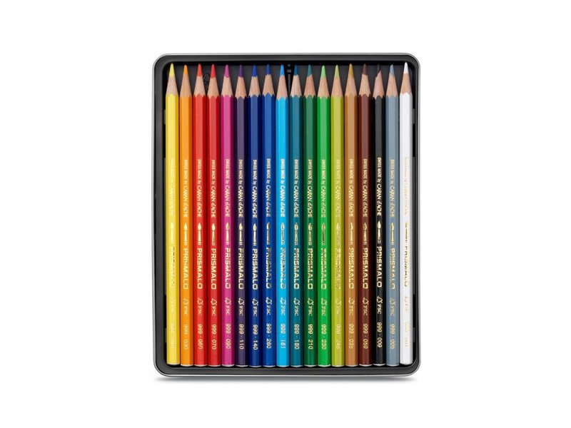 CARAN D'ACHE CARAN D'ACHE PRISMALO Boîte métal à 18 couleurs