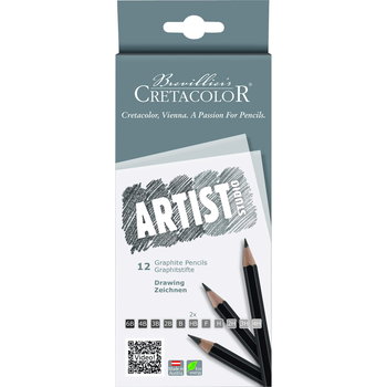 CRETACOLOR Etui carton Crayon Esquisse Art Studio Line 12 Crayons