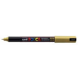 UNI-BALL Posca Marqueur pointe calibrée extra-fine PC1MR Or