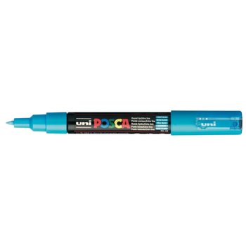 UNI-BALL POSCA MARQUEUR PC-1MC Pointe extra-fine Bleu Clair