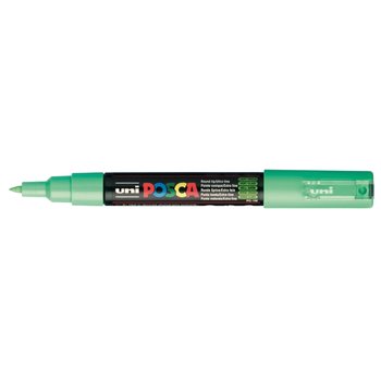 UNI-BALL POSCA MARQUEUR PC-1MC Pointe extra-fine Vert Clair