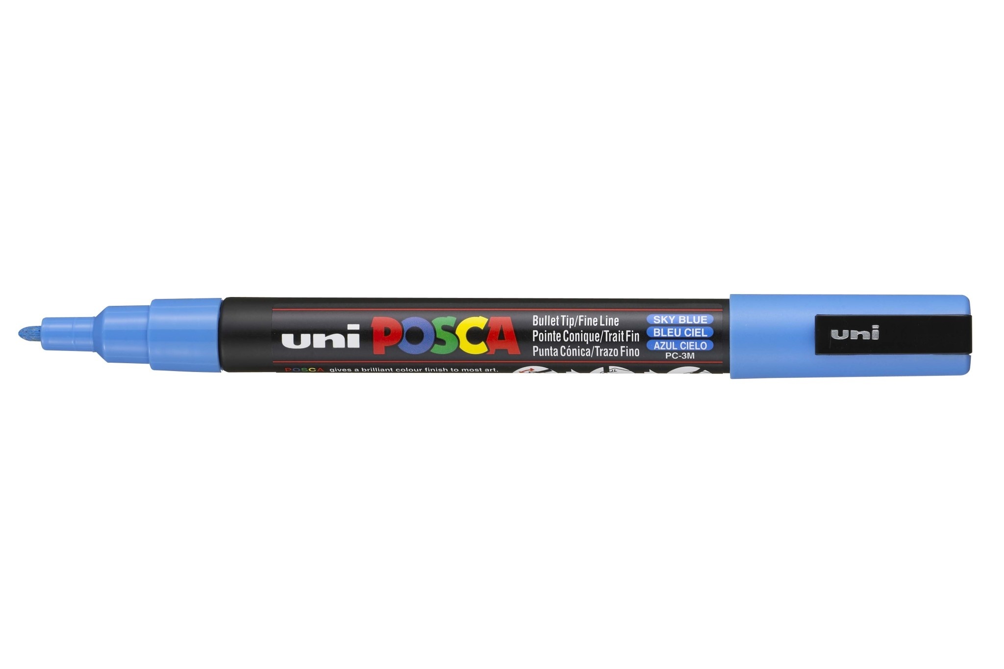UNI-BALL Posca Marqueur pointe conique fine PC3M Bleu Ciel