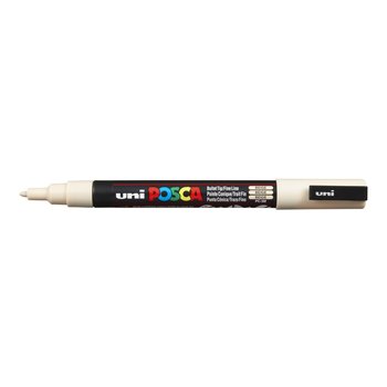 UNI-BALL POSCA MARQUEUR PC-3M Pointe fine Beige