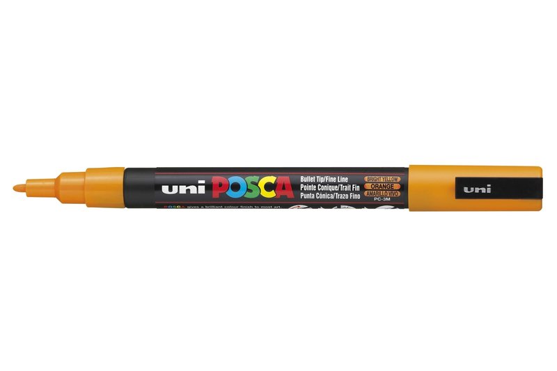 UNI-BALL POSCA MARQUEUR PC-3M Pointe fine Orange