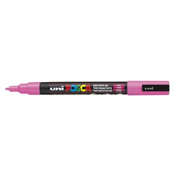 UNI-BALL POSCA MARQUEUR PC-3M Pointe fine Rose