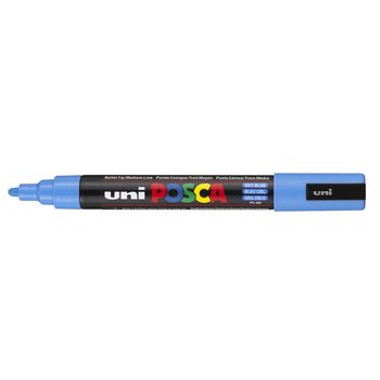 UNI-BALL Posca Marqueur pointe conique moyenne PC5M Bleu ciel