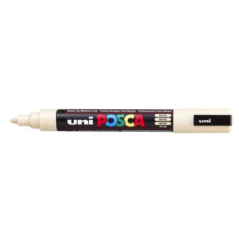 UNI-BALL Posca Marqueur pointe conique moyenne PC5M Beige