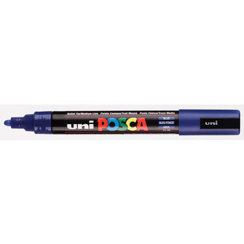 UNI-BALL POSCA MARQUEUR PC-5M Pointe moyenne Bleu Foncé