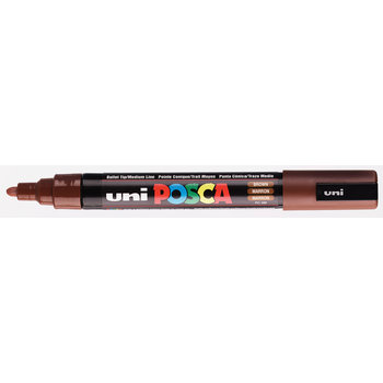 UNI-BALL POSCA MARQUEUR PC-5M Pointe moyenne Marron