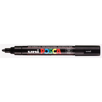 UNI-BALL Posca Marqueur pointe conique moyenne PC5M Noir