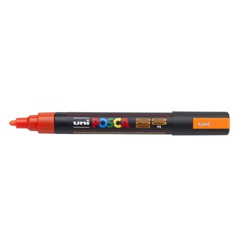 UNI-BALL POSCA MARQUEUR PC-5M Pointe moyenne Orange Fluo