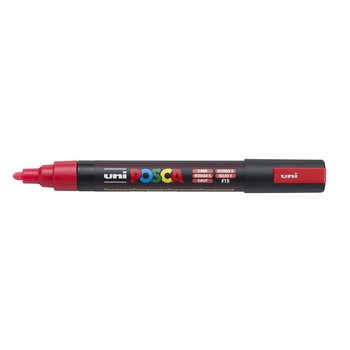 UNI-BALL Posca Marqueur pointe conique moyenne PC5M Rouge Fluo