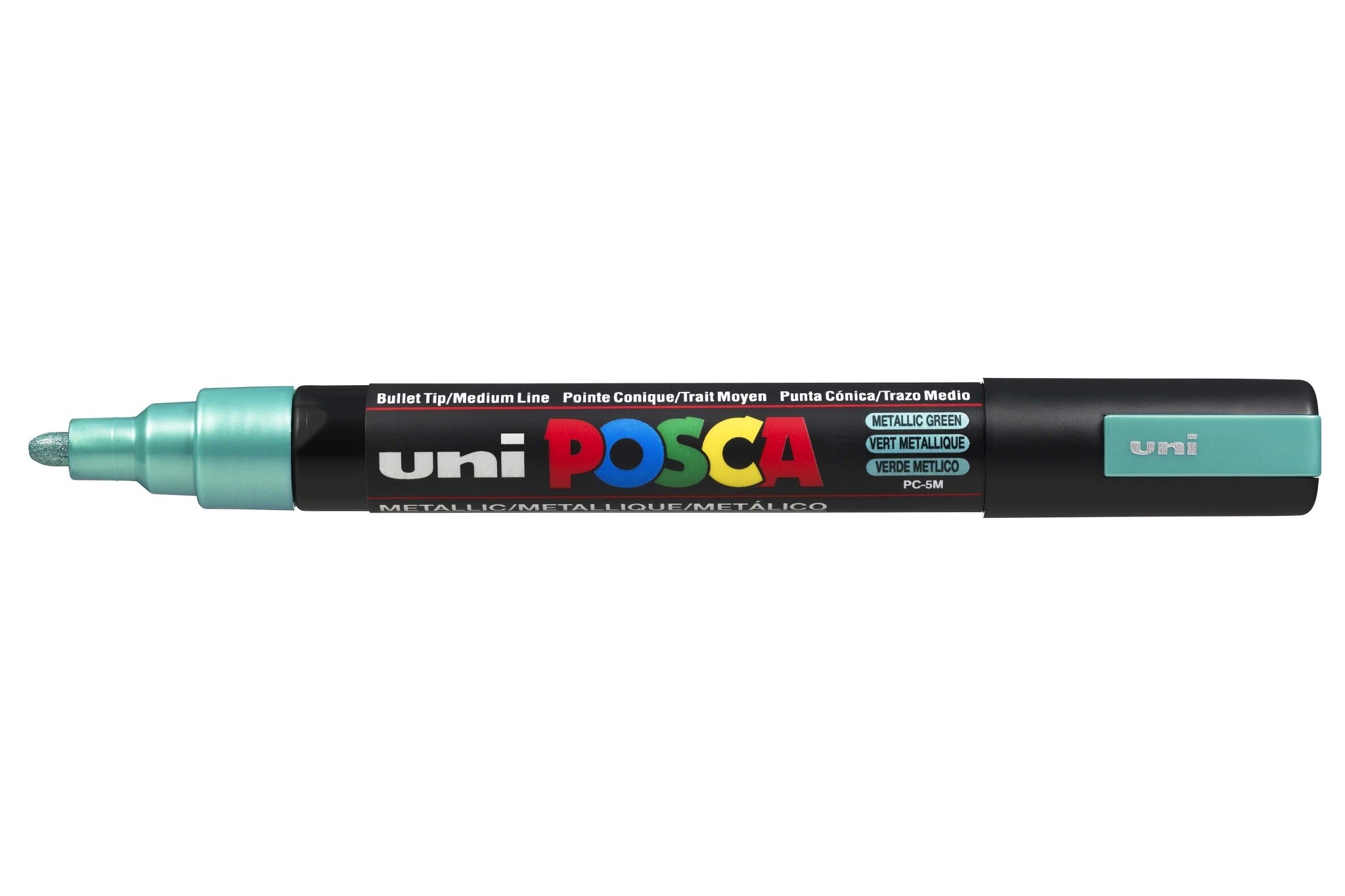 UNI-BALL Posca Marqueur pointe conique moyenne PC5M Vert Métal