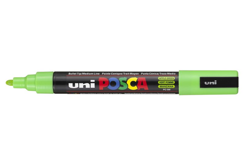 UNI-BALL POSCA MARQUEUR PC-5M Pointe moyenne Vert Pomme