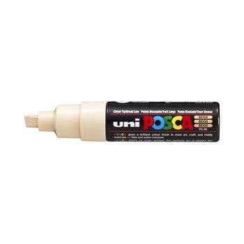 UNI-BALL POSCA MARQUEUR PC-8K Pointe large biseautée Beige