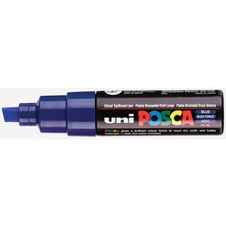 UNI-BALL Posca Marqueur pointe large biseautée PC8K  Bleu Foncé