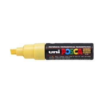 UNI-BALL POSCA MARQUEUR PC-8K Pointe large biseautée Jaune Paille